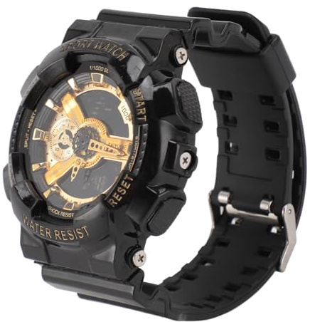 Sportklocka, 3ATM Vattentät Sport Digital Watch Large Dual Display Watch för utomhusaktiviteter.