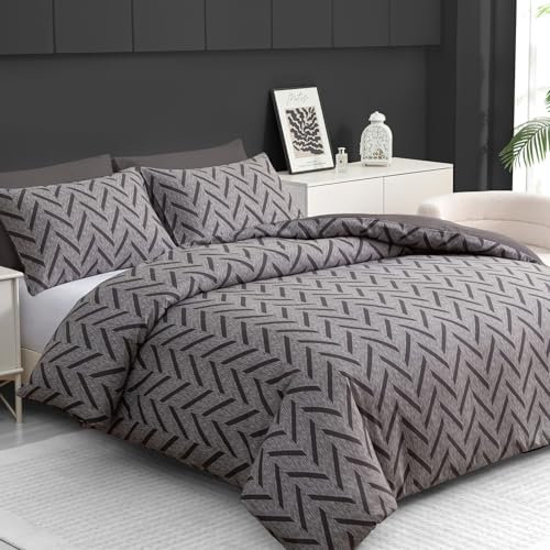 Pamposh Double Duvet Set Premium Brushed Microfiber Duvet Cover Double Ultrasoft Hypoallergenic Duvet Double Cover Set Non Iron Luxury Bedding Sets With Zipper Closure