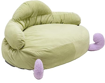 Generic Bäddsoffa för Husdjur Mjuk Andas Anti-Slip All Seasons Kattsoffa för Valp, Polyester Modernt Fleecematerial (Typ 3)