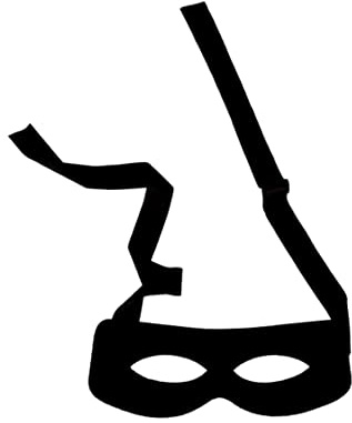Baobiutin svarta filtögonmasker med slipsar, kvinnors mäns kostymmasker justerbar halv halloween kostymöga för fest cosplay utklädningsdekorationer