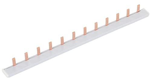 TONGOU Consumer Unit Bus Bar, 1P 12Way 63A 230/415V Standard Specification Copper Bus Bar, Suitable for Circuit Breaker, MCB, RCD and Distribution Box
