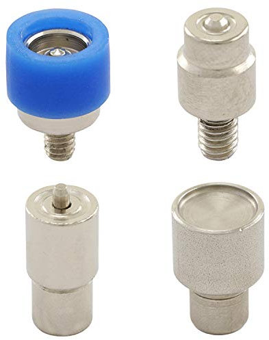 Werkzeug Ringfeder, Presswerkzeug, Druckknopfwerkzeug für Ösenpressen, Niet-, Hebel- und Spindelpressen - für Ringfeder-Druckknöpfe, 12,5 mm