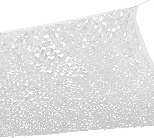 IDMarket - Tenda parasole rettangolare Design ombriero mimetico 3 x 4 m bianco