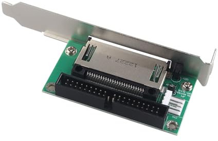 HALJIA CF to IDE Adapter 40 Pin CF Compact Flash Card to 3.5 Converter Expansion Card with PCI Bracket