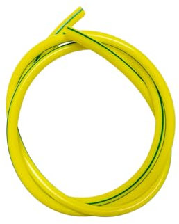 Earth Sleeving - 6mm PVC, 1 Metre Green/Yellow