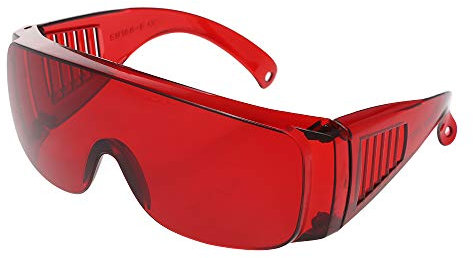 Zroven Occhiali di protezione oculari dentali occhiali di protezione rossi luce protettiva occhi sbiancamento UV per dentista