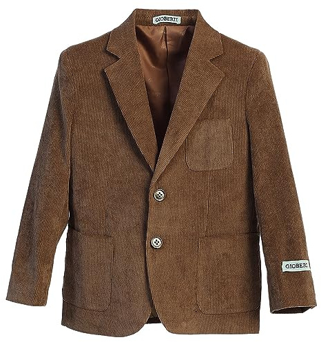 Gioberti Kids and Boys Corduroy Blazer Jacket, Camel D, Size 20