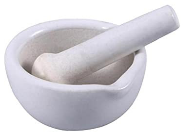 TOSSPER Mortero De Porcelana Pestello Pet Pepper Mill Pot Ajo Amarillo Grinder Pharmacy Hierbs Bowl Mill Crusher Cocina Gadget