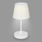 BRILONER - LED Tischlampe kabellos mit Touch, dimmbar in Stufen, neutralweiße Lichtfarbe, Nachttischlampe, Leselampe, LED lampe, Campinglampe, Tischleuchte, Akku Lampe, Touchlampe, 30x14,5 cm, Weiß