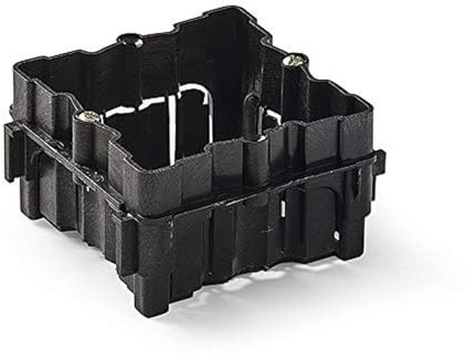 Glowster Caja empotrable cuadrada IP00-IK03, resistente y versátil para instalación eléctrica en interiores y protección de conexiones.