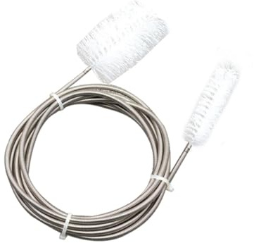 Spazzola per la pulizia dei tubi,Detergente per tubi in nylon - La pratica spazzola flessibile in acciaio inossidabile si adatta a tubi di diametro standard da 8 mm a 28 mm
