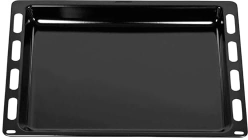 CHEFZOCO Bandeja para horno, Fuente para horno, Bandeja esmaltada, Compatible con Bosch HEZ431001 00748225, Siemen HZ431001, Junker JZ11BE11, Viva VVZ20H2, HC490, S2K, 370 mm profundo x 442 mm ancho
