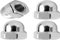 cyclingcolors 4x dadi ciechi M10x1 testa chiusa di sicurezza per ruota bicicletta compatibile con Shimano