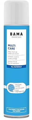 Bama Multicare Spray Cura Universale - Protezione Senza PFAS per Scarpe, Borse e Giacche - Per Pelle Liscia, Scamosciata, Sintetica e Tessuto - Idrorepellente e Antimacchia - 300 ml