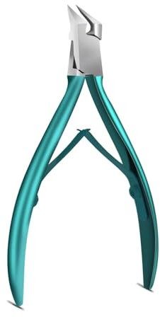 OAONY Nagelzange Gerade Klinge, Nagelzangen für Eingewachsene Fußnägel und Fingernäge, Scharfe Spitze und Edelstahl für Starke Fußnägel(Blau)