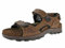 camel active Herren Sandalen aus perforiertem Leder Hellbraun, menswear-46