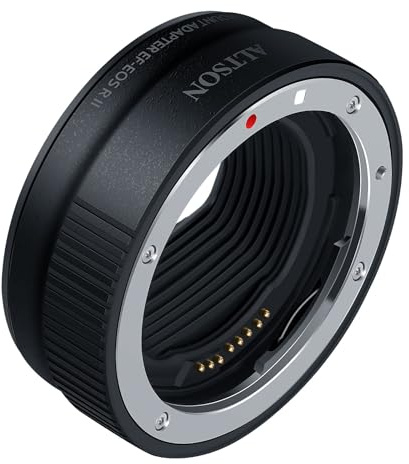 EF-EOS R Lens Mount Adapter with Auto Focus, Compatible with EF/EF-S Lenses to EOS R, R3,R5, R6, R7, R8, RP, R50, R100, R5C, C70 Mirrorless Camera, Support Auto Focus & EXIF Data & is