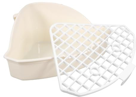ifundom Bac à Litière pour Petits Animaux Toilette pour Rongeurs Design Compact Durable Facile à Sûr pour Animaux de Compagnie