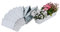 UNUS Nature by Kolibri Lot de 12 Pots de Fleurs, jardinière en Zinc en palettes, bac à Fleurs pour l'extérieur & Balcon 38x12x9cm