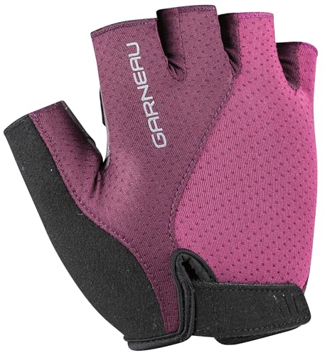Garneau Womens Air Gel Ultra Cycling Gloves, Magenta Purple, Large