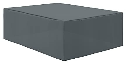 Outsunny 600D Oxford Outdoor Garden Furniture Sofa Set Cover, Waterproof Anti-UV Rattan Sun Lounger Protection Protector Cover, 275L x 205W x 90Hcm, Grey