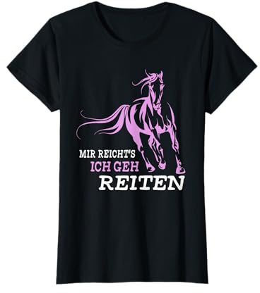 Pferde Tshirt Reiterin REIT Damen Mädchen Kinder Sachen T-Shirt