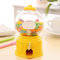 elemhome Kids'Candy Machine à bonbons portable pour enfants - Mini machine à bonbons créative - Distributeur de capsules à bulles - Cadeau pour enfants (jaune)