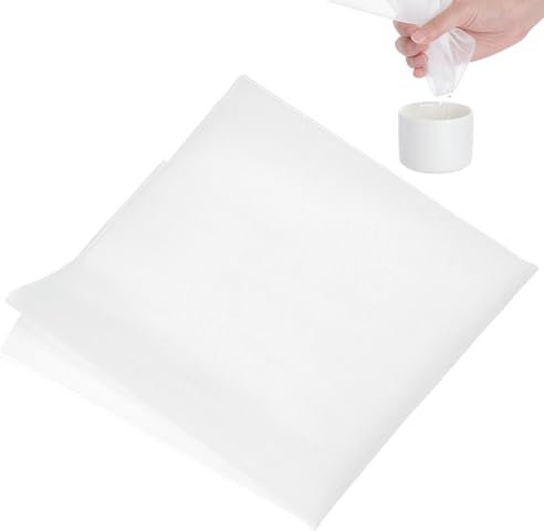 BENECREAT - Paño filtrante de nailon 4 mx 40,5 cm, filtro de malla de pintura de tela filtrante tejida blanca para pinturas, alimentos, productos químicos, alcohol elaborado en casa