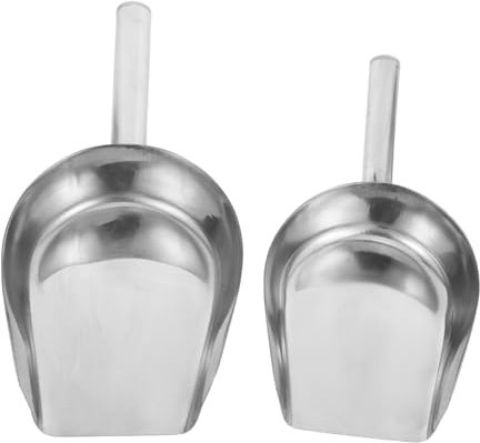 Gatuida 2pezzi Paletta in Acciaio Per Ghiaccio Farina Fagioli e Alimenti Secchi Accessori Per Cucina e Casa
