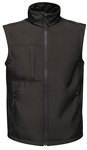 Regatta Gilet Softshell sans Manches Homme imperméable, Respirant E Coupe-Vent Octagon II Bodywarmers Homme Black(Black) FR: M (Taille Fabricant: M)