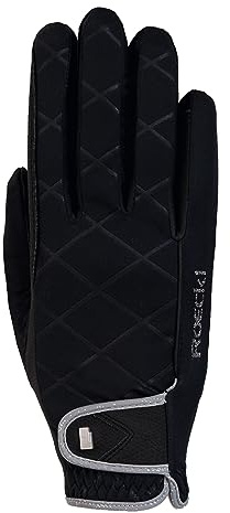 Roeckl Sports Reithandschuh Julia, Ladies Winter Handschuh, Schwarz 8.5