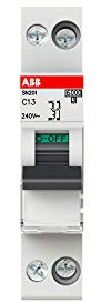 ABB SN201 Leitungsschutzschalter Typ C, 2-polig 13A DIN-Schienen-Montage