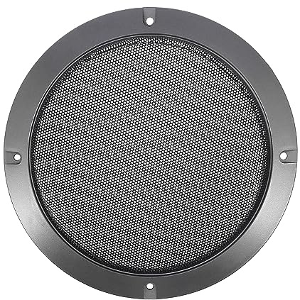 X AUTOHAUX 6.5 Titanium Tone Car Audio Speaker Cover Mesh Subwoofer Grill