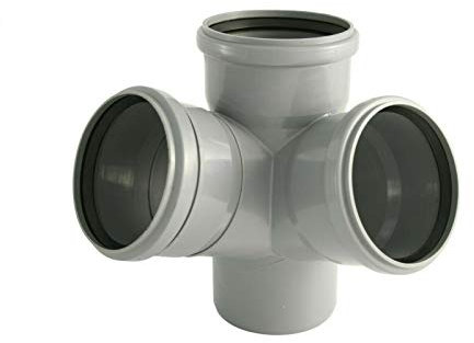 STEMAX-Wassertechnik Marley HT Abflussrohr HTED-Eckabzweig 67° Kreuz DN110/110