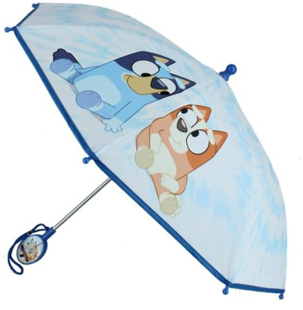 Bluey Stick Umbrella with Clamshell Handle 21, Small, White