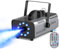 Macchina del Fumo 1200W 9 RGB LED Portatile Macchina del Fumo con Telecomando Wireless per Feste DJ Bar Club Spettacoli Teatrali Matrimonio