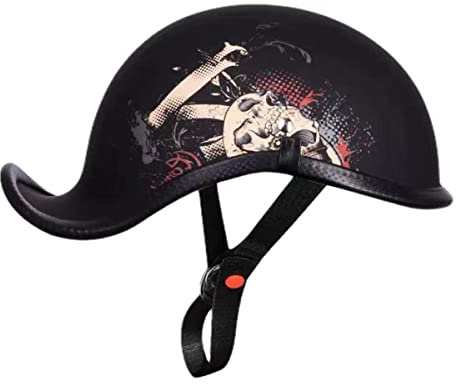 SDFGDFD Halb Helm Motorradhelm, DOT/ECE-Zertifizierter Halbschalenhelm Roller Cruiser Jethelm MäNner Und Frauen Halber Motorradhelm Vier Jahreszeiten Offener Helm