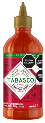 Tabasco Salsa Sriracha sabor suave 256 ml