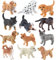 ELECLAND Figuras 12pzas Animal Lindo Cachorro de Perro Figuras realistas Animales Figurines para Perros Primeros de la Torta de cumpleaños de los niños de la Torta Decoraciones, Baby Shower, Navidad
