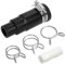 Adattatore per Tubo di Scarico per Lavastoviglie Compatibile con Tritarifiuti Insinkerator, Include 1 Connettore di Ingresso 1 Fascetta Stringitubo e 3 Fascette a Molla