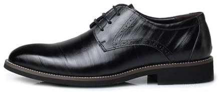 MBTSQOIO Zapatos Oxford Hombre, Cuero Vestir Cordones Derby Calzado Boda Negocios