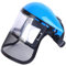 Garten-rasentrimmer-schutzhelm-Hut, Sicherheits-kopfmontage-PVC-schutzmaske, Vollgesichts-mesh-schutzmaske Für Motorsense, Forstschutz