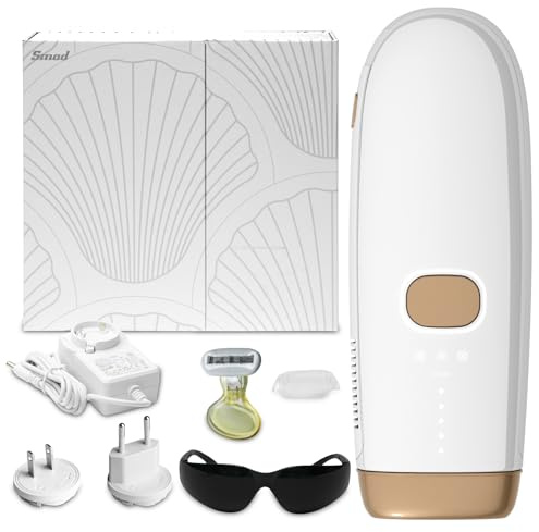 Smad IPL Geräte Haarentfernung Laser mit Gefrierfunktion - Schmerzfreie Haarentfernungsgerät für Frauen, Männer, Achseln, Beine, Bikini, Körper zu Hause