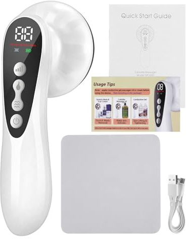 Masajeador De Celulitis Eléctrica, Removedor De Grasas Masajeador, Dispositivo De Masaje Eléctrico, Reducción Efectiva De Celulitis, Diseño Inalámbrico Y Portátil, 1200 MAh, Para Usar En Los Brazos, L