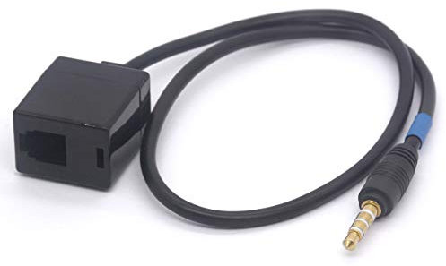 Auricolare Buddy RJ9 4P4C Femmina a 3,5 mm Maschio Cavo Adattatore Telefono Cellulare per Cisco, Avaya Telefono 40 cm