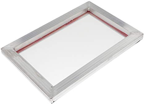 Milageto Ensemble de 1 Cadre de Sérigraphie Aluminium Maille Polyester Impression Soie 77/90/120, 31x41cm 77T