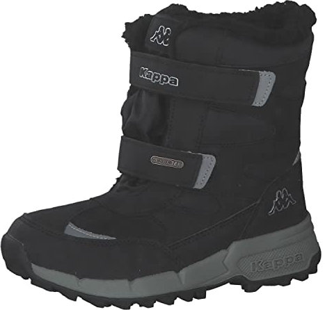 Kappa unisex barnstövlar vintersko fodrad stilcode 260903K svart, 1115 svart silver, 32 EU