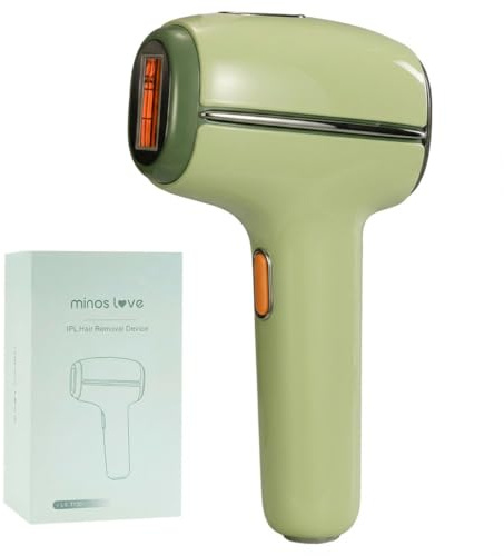 Minos Love Epilatore Luce Pulsata IPL indolore per Donna (Gambe, Viso, Bikini)