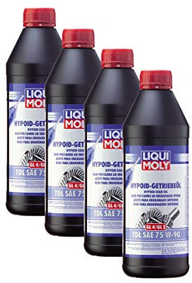 Liqui Moly 4X 1407 Hypoid-Getriebeöl TDL SAE 75W-90 1L