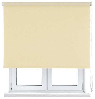 VIEWTEX Tenda a Rullo Opaca Termica/Oscurante Beige 120 X 250 cm - Made in Europe - 5 Anni di Garanzia